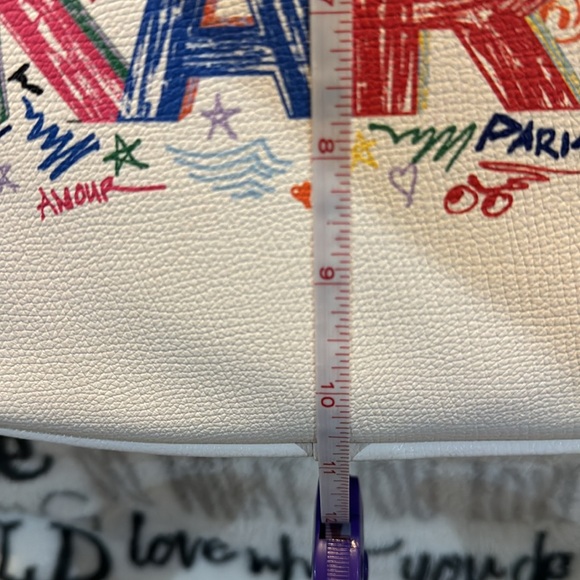 NWOT Karl Lagerfeld White Backpack With No Marks at all - Picture 13 of 15